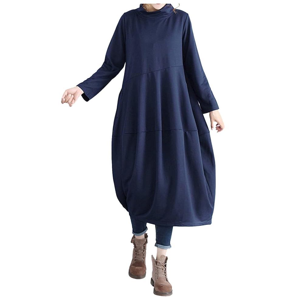 emmi 【0】ゆったり ロングワンピース 袖バルーン コクーン カレンソロジー 楽天市場】ワンピース 秋 レディース 長袖 コクーンワンピース